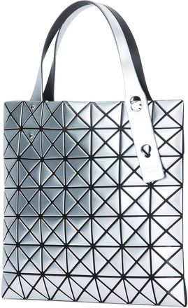 Baobao Womens Tote Silver Surface Polyurethane Base