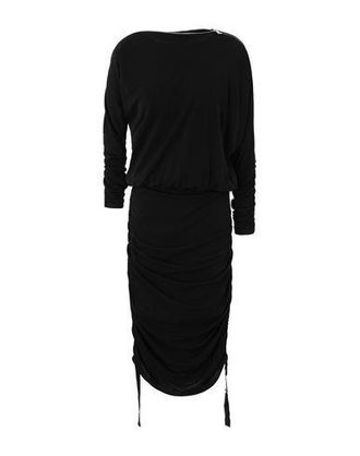 Karl Lagerfeld CREPE JERSEY SHIRRED DRESS