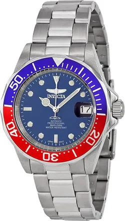 Invicta Pro Diver Automatic Blue Dial Pepsi Bezel Mens Watch 5053
