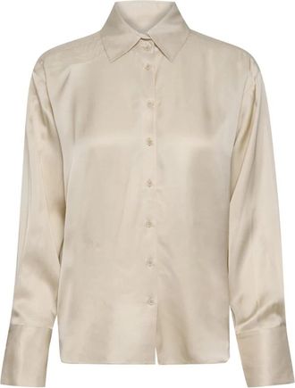 Inwear Pauline IW Shirt - Dames - Overhemden - Beige - 3XL - Overhemden