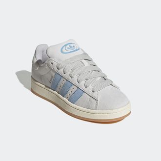 adidas Sneaker ADIDAS ORIGINALS CAMPUS 00S, Damen, Gr. 38,5, weiss (grau one, cream wei&szlig;, clear sky), Leder, Textil, Schuhe Sneaker