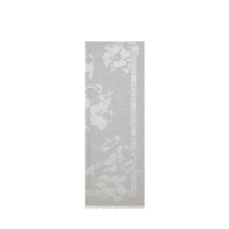 Guess Scarves, female, Gray, Size: ONE SIZE Floral Print Scarf