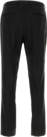 Gucci Mens Lana Basic Trousers Black Polyester