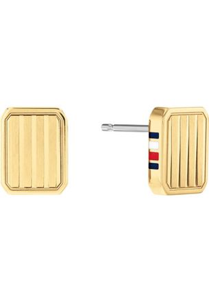 Tommy Hilfiger Womens 2780694 Ladies Earrings - Gold Stainless Steel - One Size