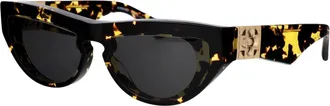 Burberry Mens Sunglasses Dark Havana Metal Frame