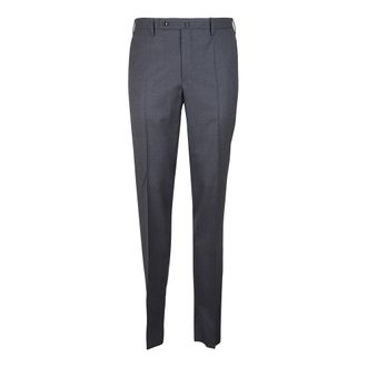 Incotex Broeken, Heren, Grijs, L, Wol, Slim Fit Grijze Wollen Broek