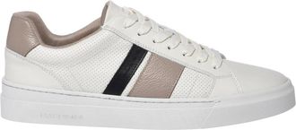 Baldinini Leren Sneaker - Heren - Sneakers - Wit - 42 EU - Leer - Schoenen