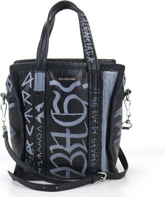 Balenciaga Black Leather Tote Bag (Pre-Owned)