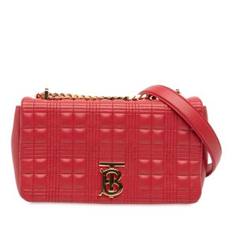 Burberry Tweedehands Kleine Gequiltde Lamsleren Lola Crossbody