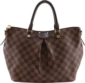 Louis Vuitton Siena Damier Brown Canvas Handbag (Pre-Owned)
