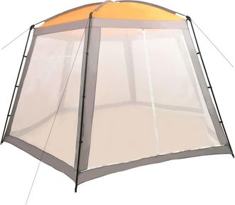vidaXL Carpa Para Piscina De Tela Gris 500x433x250 Cm Vidaxl