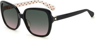 Kate Spade New York Wilhemina/S 807/JP Womens Sunglasses Black Size 55