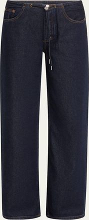 Still Here Cool Low-Rise Straight Denim Jeans