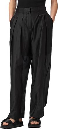AllSaints Becca Pleated Trousers in Black at Nordstrom, Size 10 Us