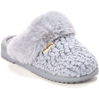 Dearfoams Womens Courtney Knit Scuff Slipper
