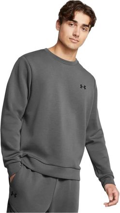 Under Armour Unstoppable Fleece Crew - Heren - Sweatshirts - Zwart - L - Katoen - Hoodies & sweatvesten