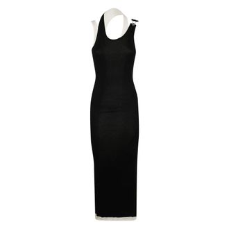 Jean Paul Gaultier Dames, Jurken, Zwart, Maat: XS Katoen