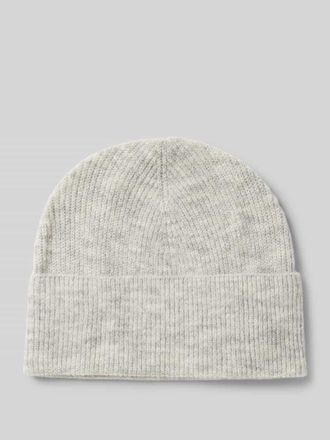 Christian Berg Strickm&uuml;tze mit Woll-Anteil in Hellgrau Melange, Gr&ouml;&szlig;e 1