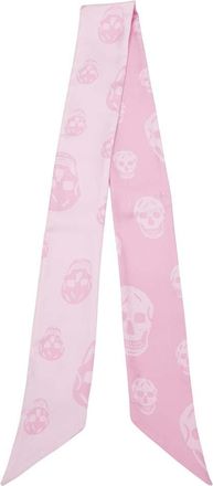 Alexander McQueen Light Pink Printed Scarf