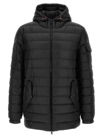 Moncler Black Quilted Hood Jacket