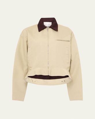 J.W.Anderson Curved Hem Workwear Jacket
