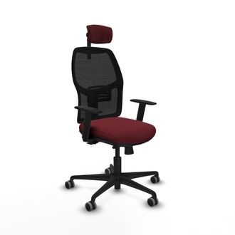 Piqueras y Crespo Silla De Oficina Piqueras Y Crespo Alfera Negro Cuero Sint&eacute;tico