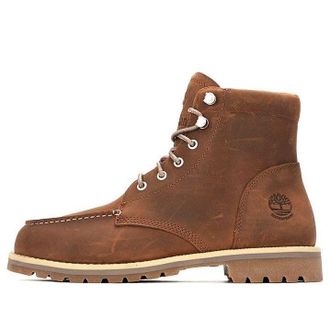 Timberland Redwood Falls Waterproof Moc-Toe Boots Rust Nubuck A2EDRF13