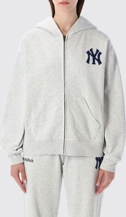 Sporty & Rich Felpa con cappuccio in cotone con logo Sporty & Rich