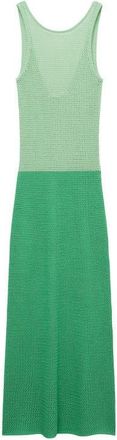 Mango Sleeveless Crochet Dress in Green at Nordstrom, Size 4