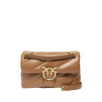 Pinko Love Bag Puff Classic New Buckle - Bags - Mujer - Marr&oacute;n - ONE SIZE