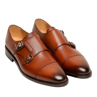 Henry Stevens Slipper & Pantoletten - Schnallenschuhe Marshall CDM - Gr. 40 (EU) - in Braun - f&uuml;r Damen