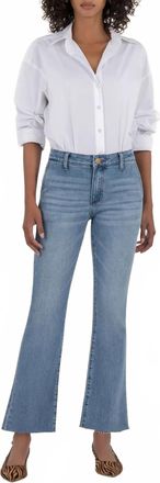 Kut from the Kloth Kelsey High Rise Ankle Flare Jean In Motivation