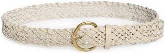 Melrose and Market Braided Faux Leather Belt in Beige Pearled at Nordstrom Rack, Size X-Large