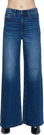 Pistola Denim Lana High Rise Ultra Wide Leg Jeans In Mixer