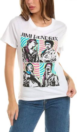 Prince Peter Jimi Hendrix Montage Tee In White