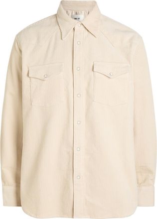 Nn.07 Ricky Corduroy Overshirt - Ivory - Xxl