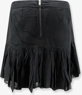 Isabel Marant Womens Skirt Daneen Black Organic Cotton