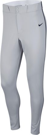 Nike Mens Vapor Select Piped Baseball Pants in Grey | FZ1373-014