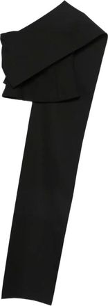 R&oacute;he Tops, Dames, Zwart, L, Wol, One-shoulder Blouse