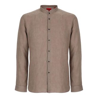 HUGO BOSS Hugo, Casual Shirts, male, Brown, Size: XL HMR Elvory