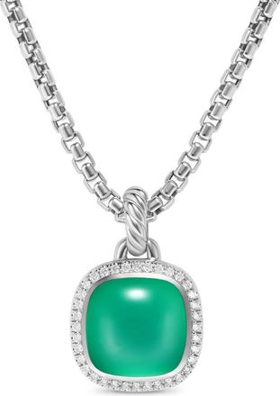 David Yurman Ciondolo Albion in argento sterling con diamante