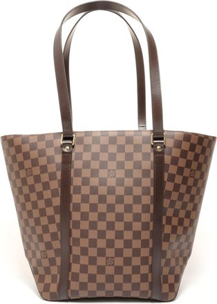 Louis Vuitton Damier Brown Damier Canvas Tote Bag (Pre-Owned)