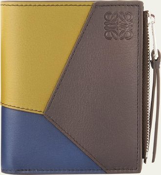 Loewe Mens Puzzle Leather Compact Wallet