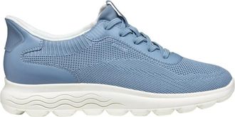 Geox Blauwe Casual Textiel Sneakers Vrouwen - Dames - Sneakers - Blauw - 37 EU - Schoenen