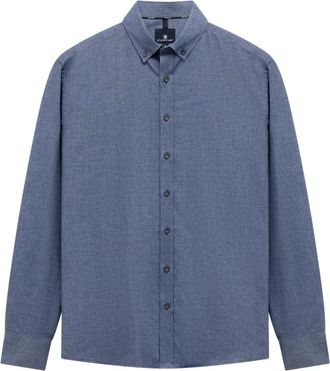 State of Art Hemd - Heren - Casual Overhemden - Blauw - M - Overhemden