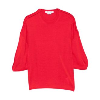 Comme Des Gar&ccedil;ons Rrn 5154 Knit Top - Knitwear - Mujer - Rojo - XS