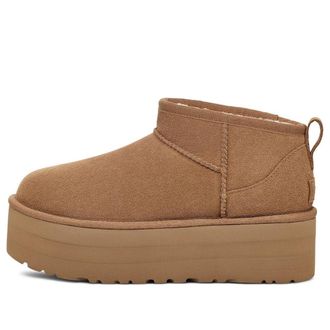 UGG (WMNS) UGG Classic Ultra Mini Platform Chestnut 1135092-CHE