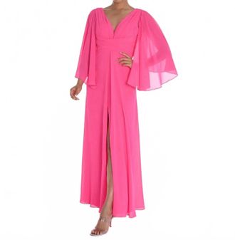 Frank Lyman Design Woven Gown In Pink