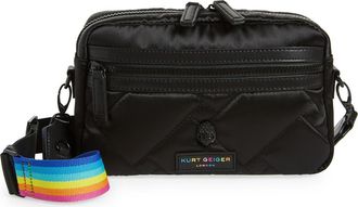 Kurt Geiger Rainbow Crossbody Bag in Black at Nordstrom Rack