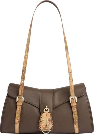 Alviero Martini 1A Classe Schoudertas - Dames - Schoudertassen - Bruin - ONE Size - Leer - Tassen